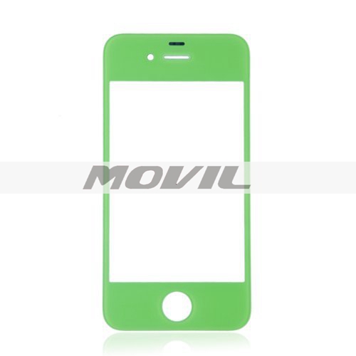 Replacement Front Glass for iPhone 44S4 CDMA GSM (Green)